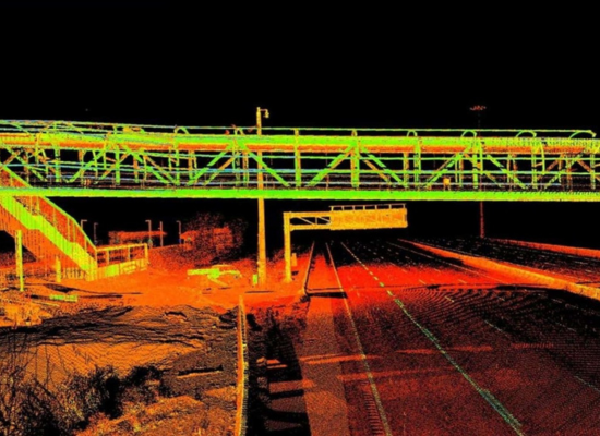 AIR Corp's InfraGuard Software scan of walkway bridge.