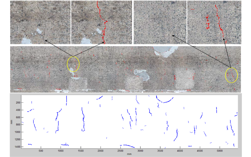 Bridge Deck Crack Detection and Mapping
